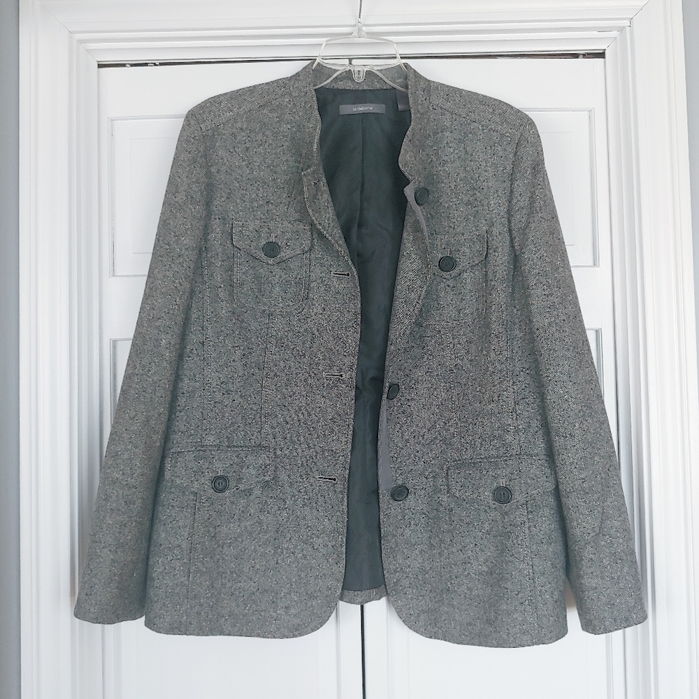 Liz Claiborne Wool Jacket Sz 14 - Picture 2 of 7